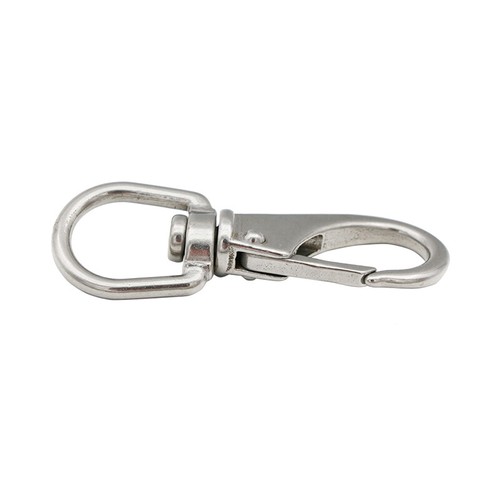 Carabino a molla fibbia portachiavi 304 acciaio inox M4-M7 - Foto 6 di 14