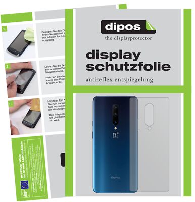 2x Schutzfolie für OnePlus 7 Pro Rückseite matt Displayschutzfolie Folie Display