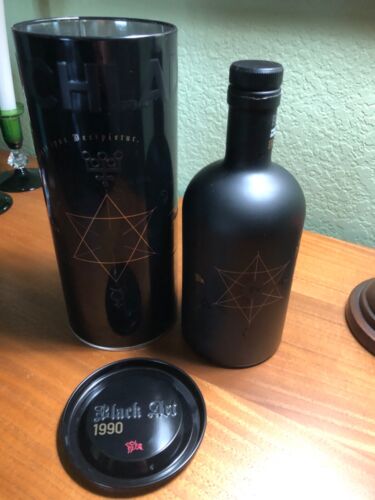 Bruichladdich BLACK ART 6.1 SCOTCH Whisky Empty BOTTLE and TUBE HOLDER NICE - Imagen 1 de 7