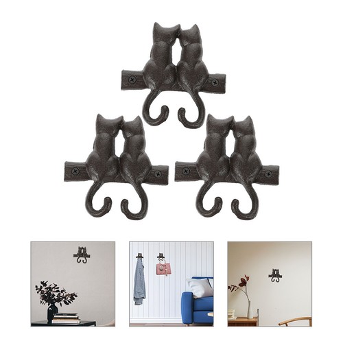  2 Pcs Ganci Per Attaccapanni Gancio Appendiabiti Da Muro Parete Ingresso - Zdjęcie 6 z 16