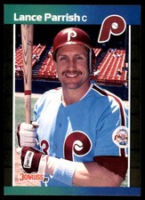 Lance Parrish 1989 Donruss #278 Phillies MLB READ FREE SHIPPING AutographDen