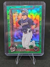 Dylan Crews 2025 Topps Series 1 Spring Training Green Foilboard  RC 88/99 (168)
