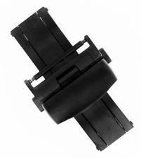 16MM 18MM 20MM 22MM 24MM MATTE BLACK PVD BUTTERFLY FOR DEPLOYMENT BUCKLE CALSP S