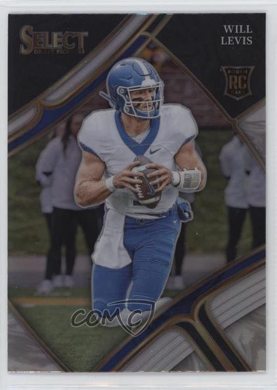 2023 Panini Select Draft Picks Field Level Silver Prizm Will Levis Rookie RC 0l1