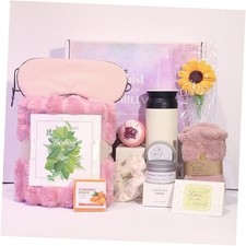 Birthday Gifts for Women Gift Baskets For Her Self Care Package Gift Set Pink