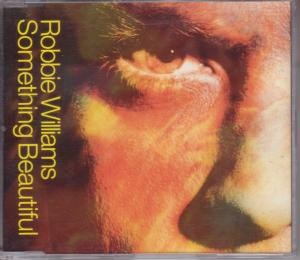 Robbie Williams Something Beautiful CD UK Chrysalis 2003 b/w berliner star and