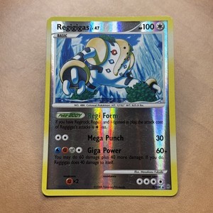 Regigigas 9/100 Reverse Holo Rare Stormfront Pokémon Card