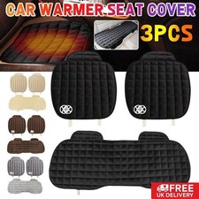 1/2/3pcs Front & Rear Car Seat Cover Protector Non-Slip Mat Pad Covers Cushion