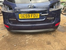 HYUNDAI SANTA FE MK2 2006-2012 COMPLETE REAR BUMPER IN BLUE PAINT CODE 5Q
