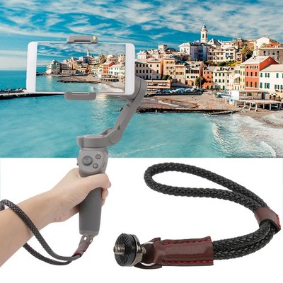 SUNNYLIFE PU Leather Safety Hand Strap Lanyard Wrist Strap Accessories For SET