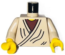Lego Star Wars Obi-Wan Kenobi Minifig Tan Torso Layered Brown Shirt D957