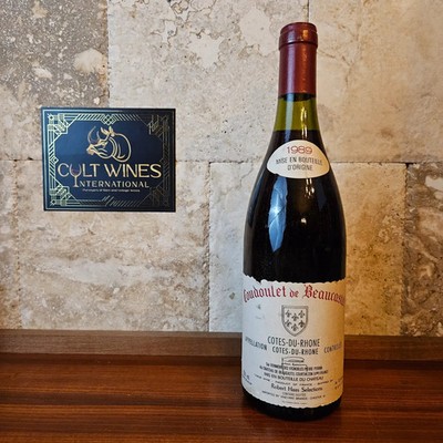 1989 Chateau de Beaucastel red wine, Cotes du Rhone