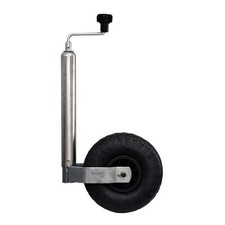 48mm Pneumatic Jockey Wheel Heavy Duty for Caravan Trailer Towing