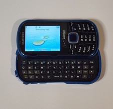 SAMSUNG INTENSITY II Sliding Keyboard Phone Verizon Metalic Blue  512mb SD Card