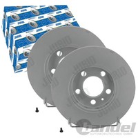 2X Jurid Bremsscheiben Vorne 256Mm BelÜFtet Passend FÜR Audi A1 A2 A3 Seat