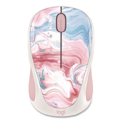 Logitech Design Collection 1000dpi Wireless Mouse Cotton Candy 910-007055