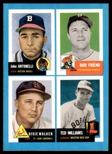 1992 Topps Bazooka Archives Quadracards John Antonelli/Bob Friend/Dixie