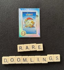 Doomlings Imaginary Ends Toasty Christmas Promo Card Holo Foil