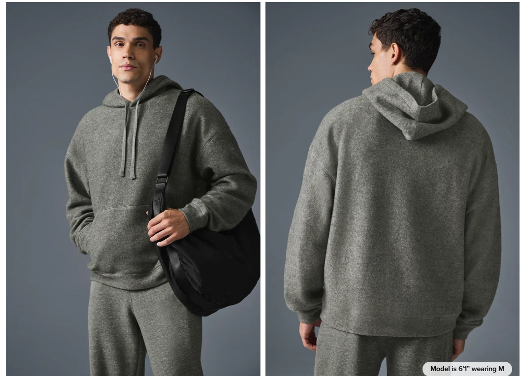 トップス S w zip hoodie long theredthread gray S w zip hoodie long theredthread gray