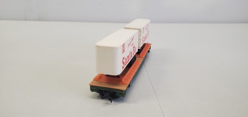 Vintage Tyco Mantua Santa Fe Piggy-back Service A.T. & S.F. 90806 Railroad Car - Picture 2 of 5