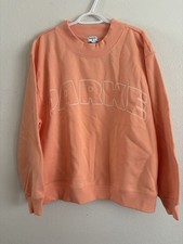 Parke x Target Mockneck Sweatshirt Peach Orange L/XL