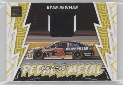 2024 Donruss NASCAR Pedal to the Metal Materials Gold 1/10 Ryan Newman 1jj7