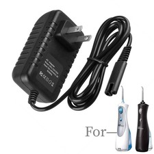 Power Cord Charger for Waterpik WP450 WP462 Cordless Flosser 3V Two Prong