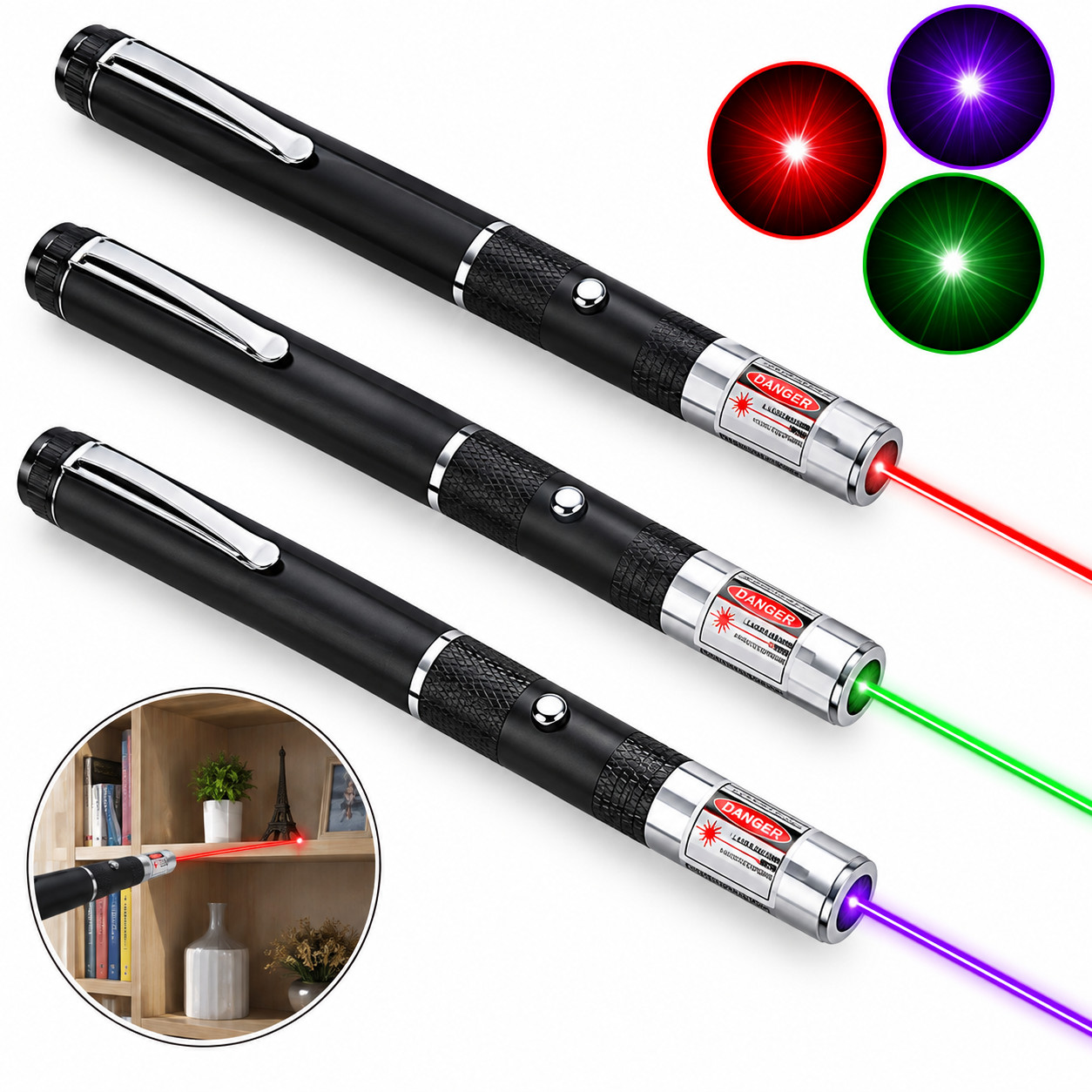 RED LASER POINTER PEN LIGHT BEAM ULTRA BRIGHT 1MW LAZER CAT DOG PET TOY