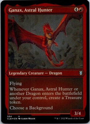 Ganax, Astral Hunter (Foil Etched) U Commander Legends: Battle for Baldur's Gate