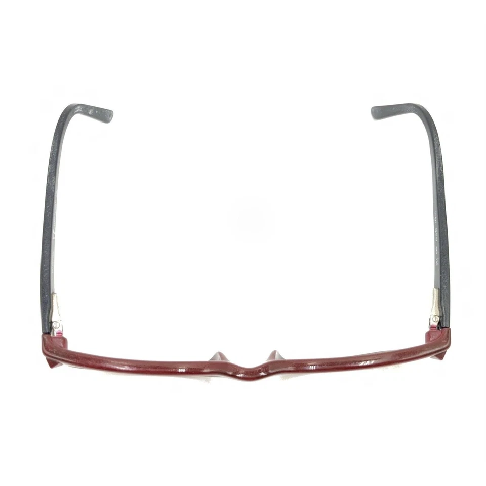 Monturas de gafas Valentino V2677 645 rojo oscuro marrón negro 52-17 135 Italia mujer Foto 3 de 4