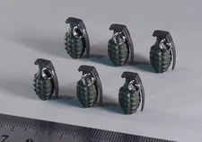 6pcs/Set 1/6 US M26 hand grenade Model Fit 12 in Action Figures toy gift