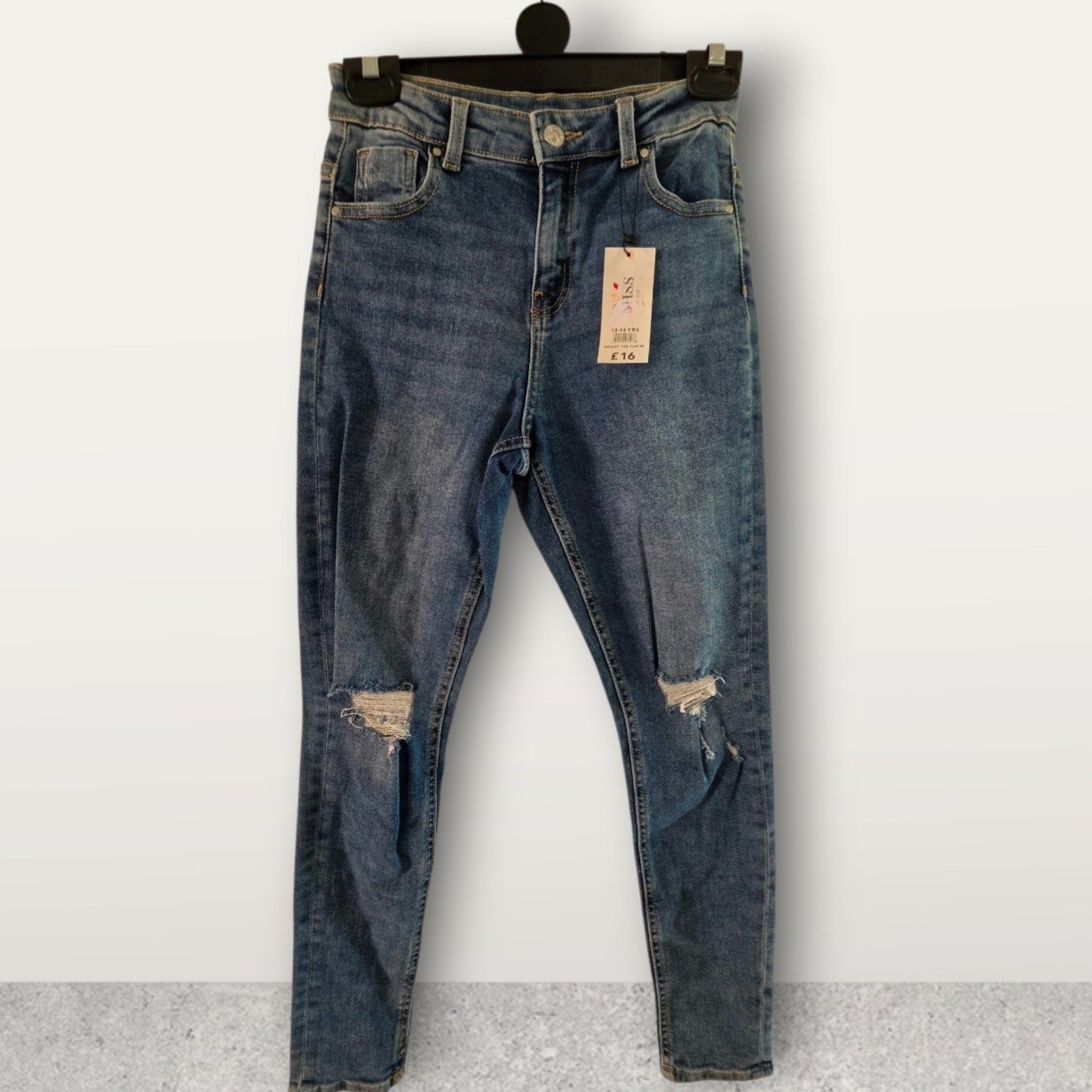 Miss E-vie Girls Jeans Age 13-14 Years