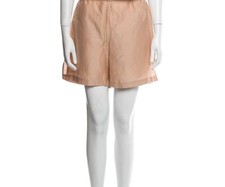 Lunya Women's Resort Linen Sleep Short, Nude, X-Small