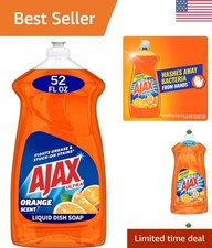 Orange Scent Ultra Liquid Dish Soap 52 oz - Powerful Cleaning, Gentle Touch