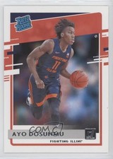 2021-22 Panini Chronicles Draft Picks Donruss Rated Rookies Ayo Dosunmu #44 12g7