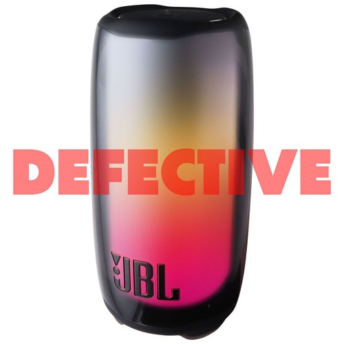 DEFECTIVE - JBL Pulse 5 Portable Bluetooth Speaker with Light Show - Black