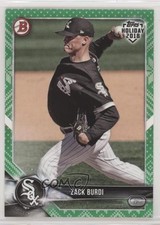 2018 Topps Holiday Bowman Green Holiday Sweater 41/99 Zack Burdi #TH-ZB 7fr