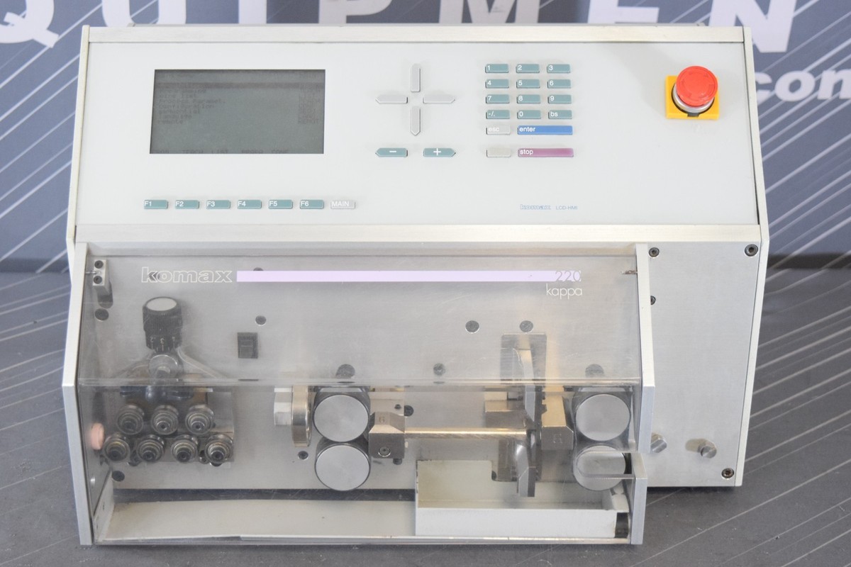 Komax Kappa 220 Automatic Wire Processing Machine w/ Extras