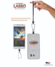 Phone Lasso Triple Pack Black Smartphone Grip Patches Universal Phone Protection