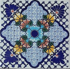 C130 Mexican Tile sample 4x4 inch, we combine shipping GET WHAT YOU NEED