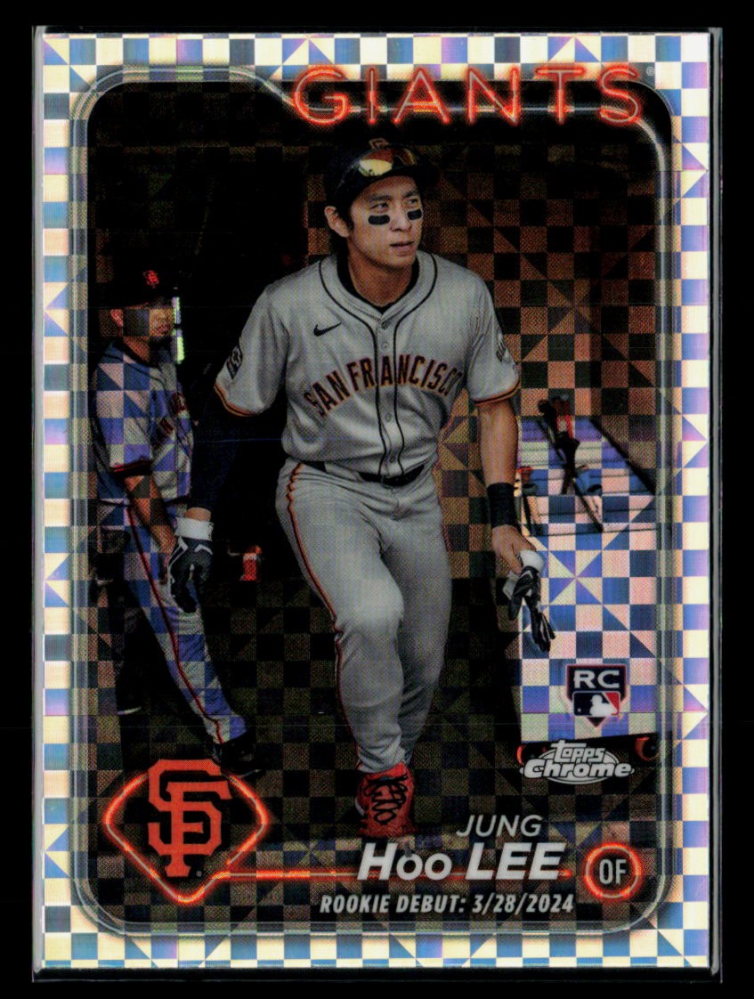 2024 Topps Chrome Update X-Fractors #USC185 Jung Hoo Lee RC