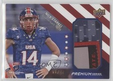 2016 Upper Deck USA Football Logo Swatch Premium Series U19 /10 Nick Starkel 8vv