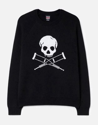 Babylon x Jackass Logo Black Knit Sweater