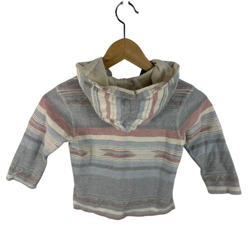 Faherty Youth Byron Bay Hoodie Striped Cotton Sierra Paradise Size 5 Kids - Picture 2 of 10