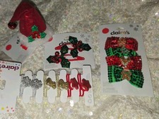   Claire  s Hair Accessories Stocking Stuffers Christmas Clips  Hair Ties NEW