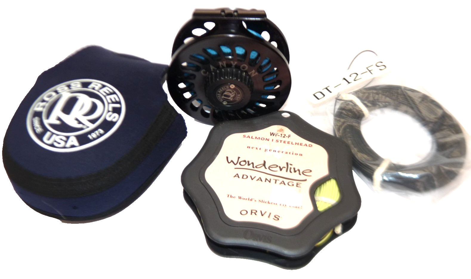 Usa Bg-6 Salmon And Saltwater Fly Reel 4-1/4" & Orvis Lines 
