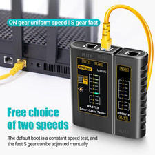 Network Cable Tester for RJ45 RJ11 RJ12 Port Network Ethernet Wire Test,Fast/...