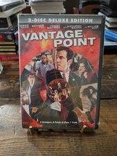 2008 NEW Vantage Point DVD Dennis Quaid 2 Disc Deluxe Edition 90 Minutes  SEALED