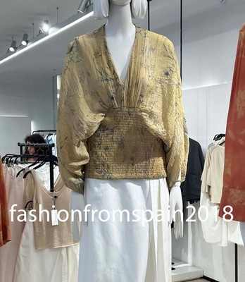 ZARA NEW WOMAN ZW COLLECTION PRINT TOP FLORAL XS-XL 8286/005/005