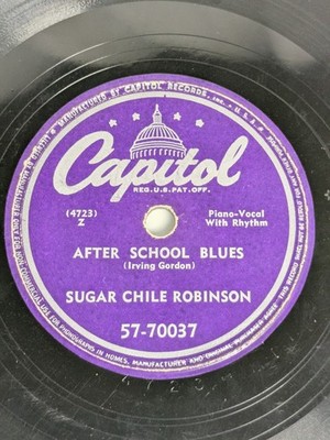 Sugar Chile Robinson - After School Blues / Numbers Boogie - Capitol 57-70037 V